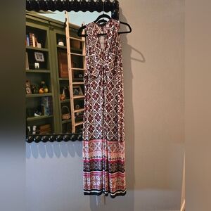 White House Black Market NWT multi color maxi dress size MEDIUM